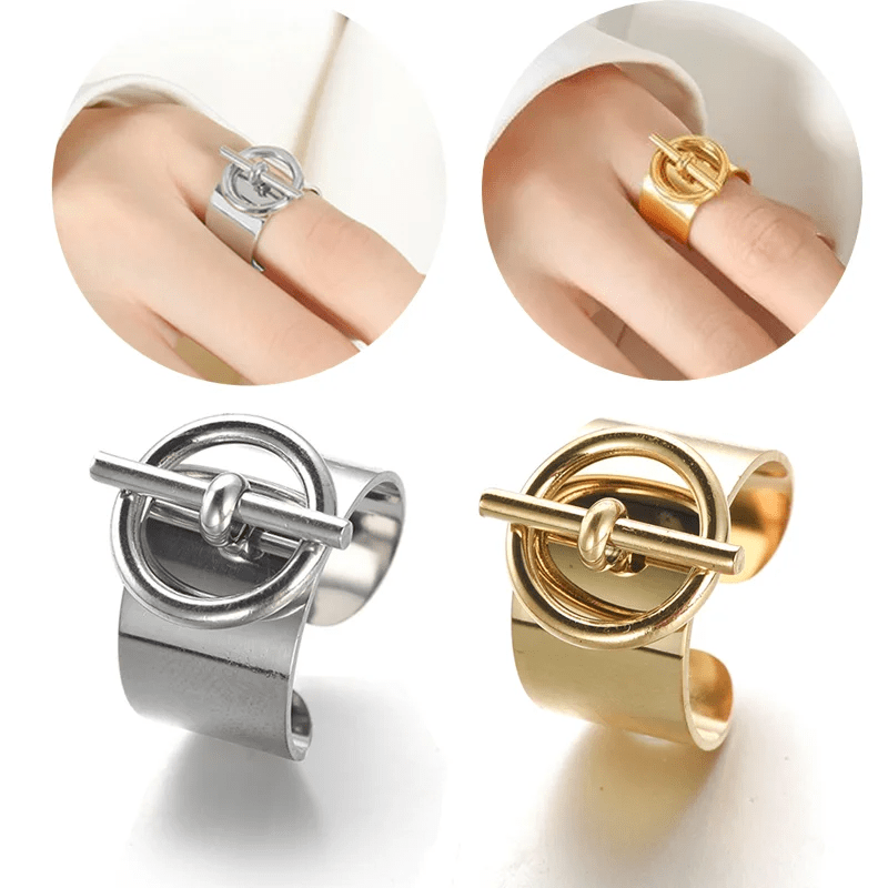 Bague Ajustable Interlock - LORIELE