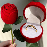 Écrin Bague <br /> Rose Rouge