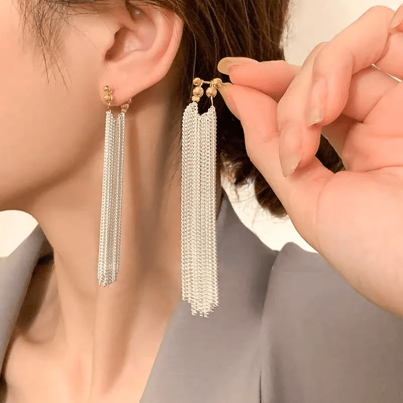 Boucles d'oreilles Cascade de Perles - Loriele™ ✨