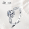 Bague Solitaire Élégance Éternelle en Argent Sterling 925- Diamant Moissanite 1 Carat 💎Loriele™