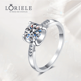 Bague SolitaireAntares Aurore En Argent Sterling 925 - Diamant Moissanite 1 Carat 💎Loriele™