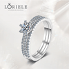 Bague Solitaire Sérénité Éblouissante En Argent Sterling 925 - Diamant Moissanite 1 Carat 💎Loriele™