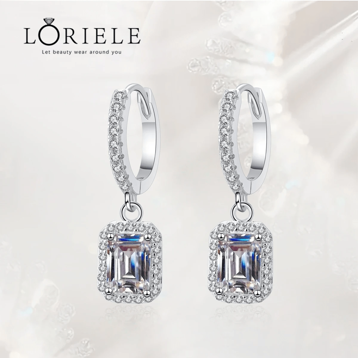 Boucles d'oreilles Solstice Sélène en Argent Sterling 925 Loriele™