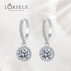 Boucles d'oreilles FĂ©erie Callista en Argent Sterling 925 - Diamant Moissanite 1 Carat đ