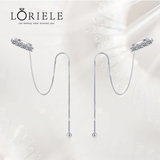 Boucles D'oreilles Chaine d'argent