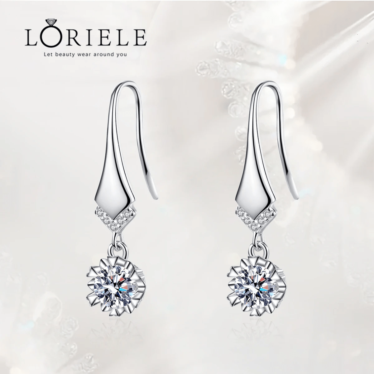Boucles d'oreilles Vénus Radiante en Argent Sterling 925 Loriele™