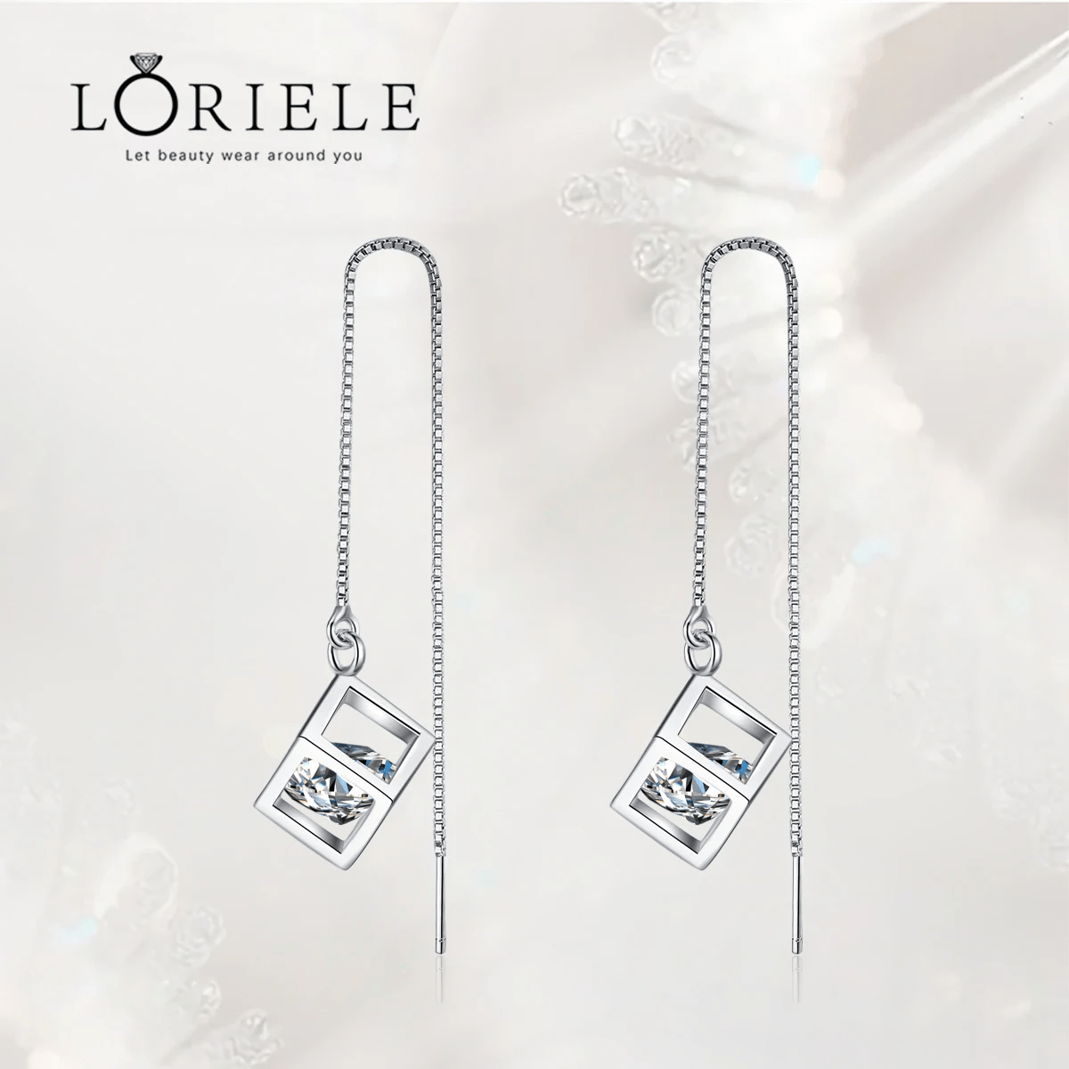 Boucles d'oreilles Brillanza Cubique en Argent Sterling 925 Loriele™