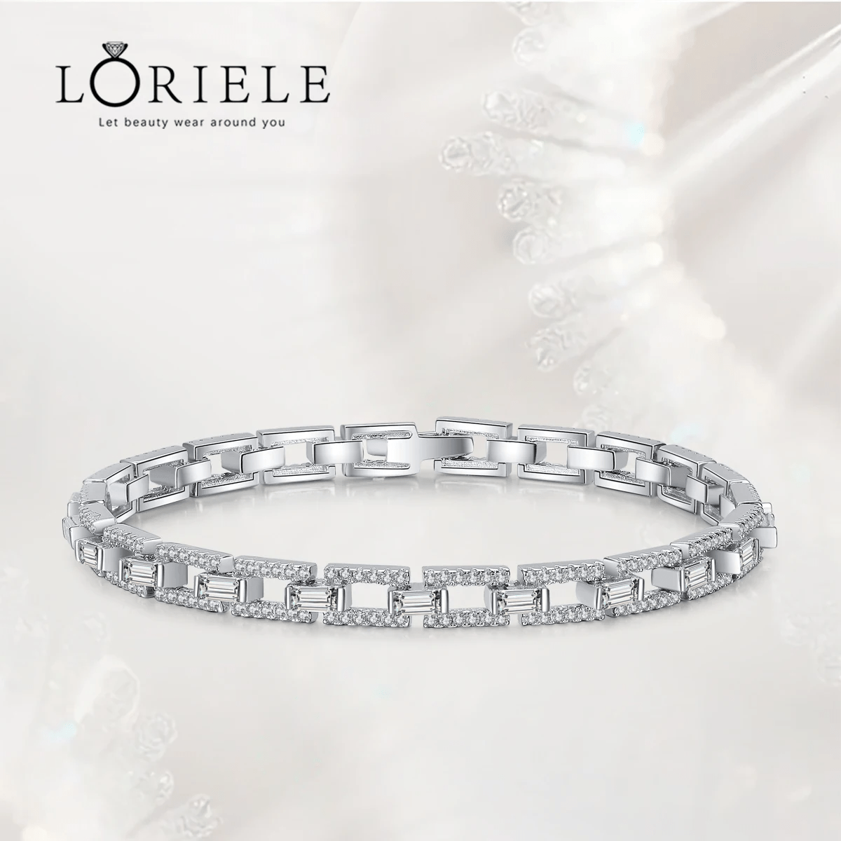 Bracelet Graceful Glint en Argent Sterling 925 avec Diamants Moissanite 💎