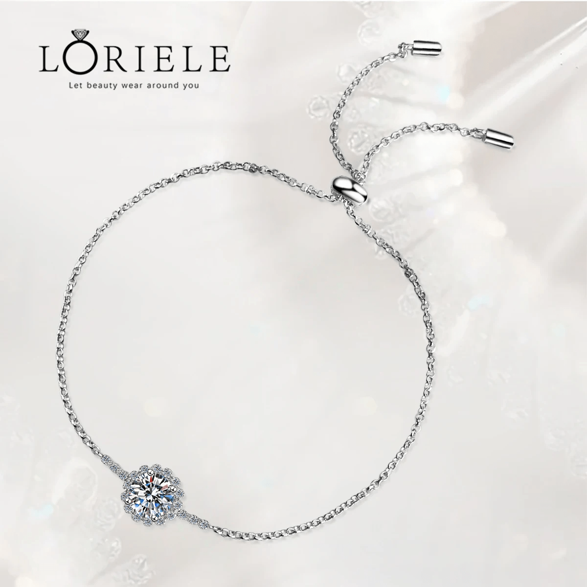 Bracelet Shimmering en Argent Sterling 925 avec Diamants Moissanite 💎