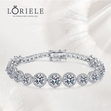 Bracelet Whispers of Moonlight en Argent Sterling 925 avec Diamants Moissanite 💎