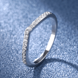 Bague ARC Silver en Argent Sterling 925 - Serti Oxyde De Zirconium 💎