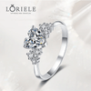 Bague Trio de Sérénité en Argent Sterling 925- Diamant Moissanite 1 Carat 💎Loriele™