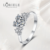 Bague Trio de Sérénité en Argent Sterling 925- Diamant Moissanite 1 Carat 💎Loriele™