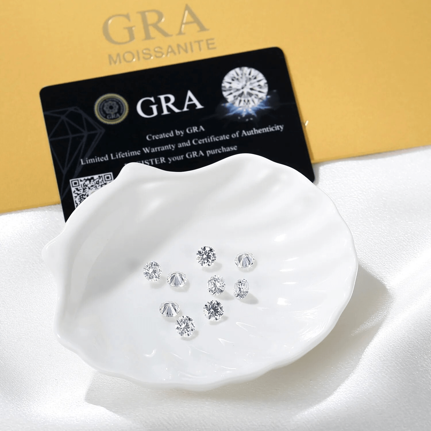 Certificat d'Authentification GRA* Diamant Moissanite 💎