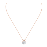 Collier Victoria Or Rose - Diamant Moissanite 1 Carats💎Loriele™