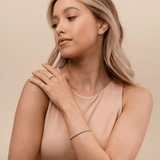 Bracelet Léonora Lapis en Argent sterling 925 - Diamant Moissanite 1 Carat 💎