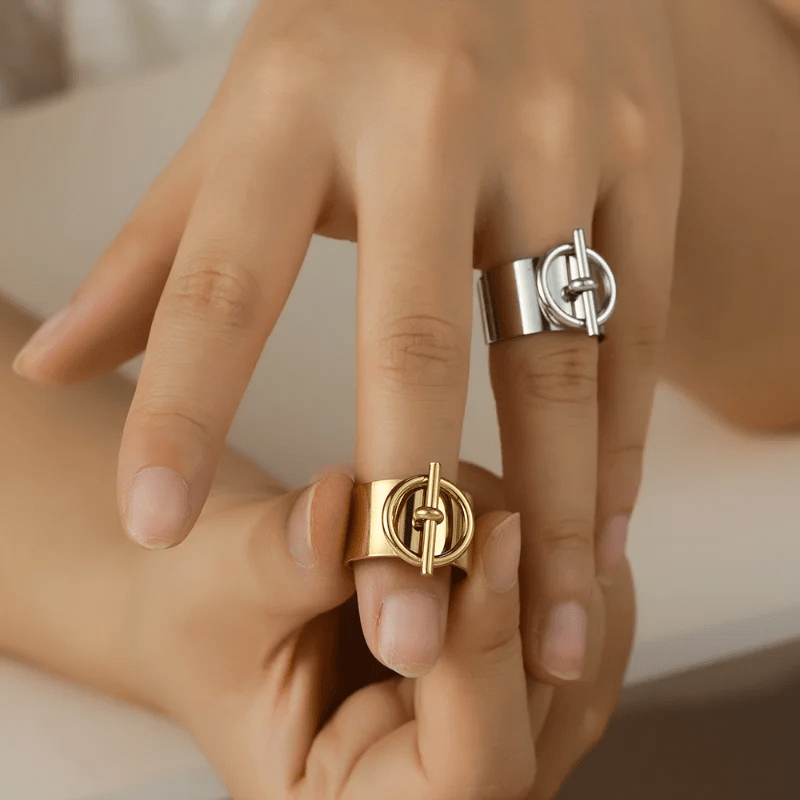 Bague Ajustable Interlock - LORIELE