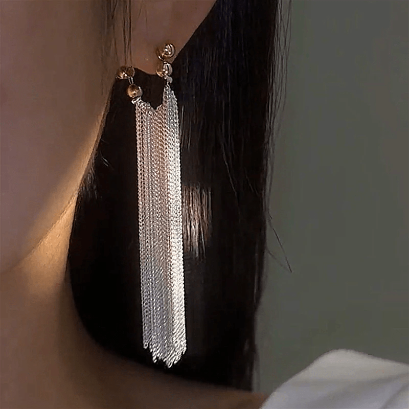 Boucles d'oreilles Cascade de Perles - Loriele™ ✨