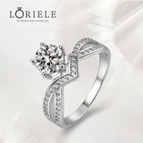 Bague Solitaire Eirlys en Argent Sterling 925- Diamant Moissanite 1 Carat 💎