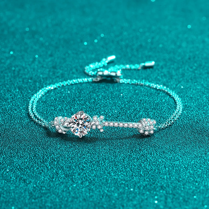 Bracelet Bright en Argent Sterling 925 avec Diamants Moissanite 💎