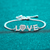 Bracelet Love Blissful en Argent Sterling 925 avec Diamants Moissanite 💎
