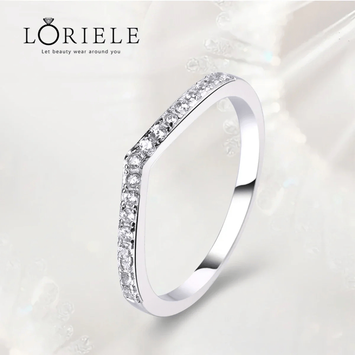 Bague ARC Silver en Argent Sterling 925 - Serti Oxyde De Zirconium 💎