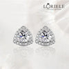 Boucles d'oreilles Pyramide de Brillance En Argent Sterling - Diamant Moissanite 1 Carat 💎