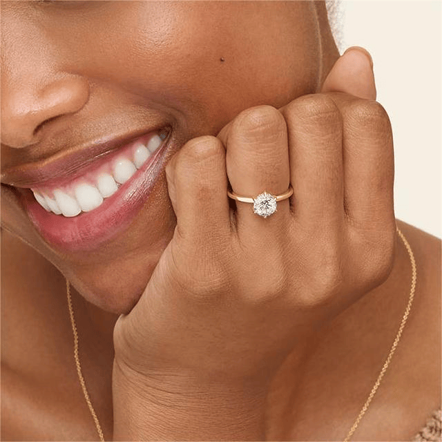 Bague Cloé Sélène - Diamant Moissanite💎