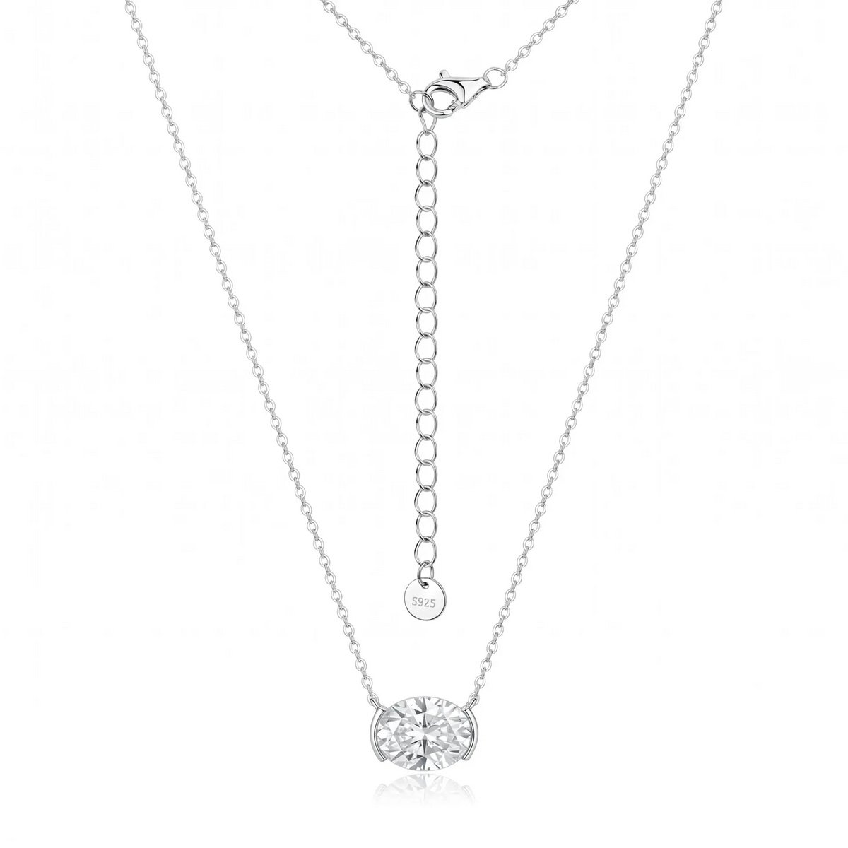 Collier Ovale Eudoxie - Diamant Moissanite💎