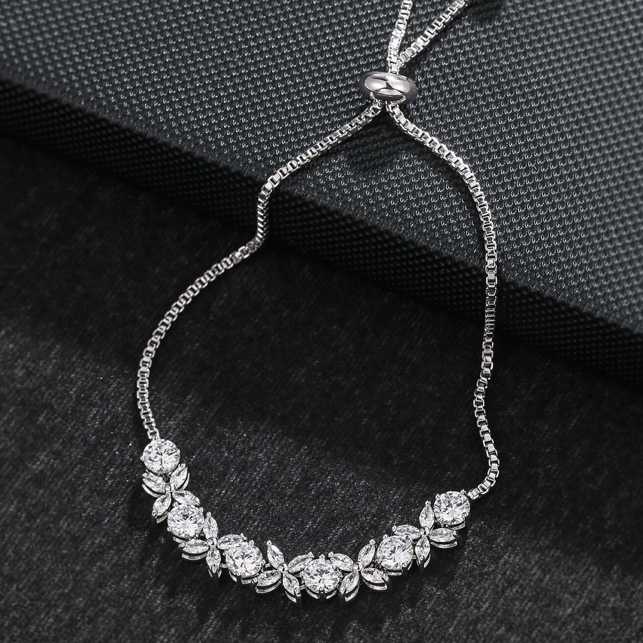 LORIELE - Bracelet Ajustable Aélysia Quartz Argent sterling 925 💎