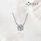 Collier Éclat Stellaire en Argent Sterling 925 - Diamant Moissanite 1 Carat 💎