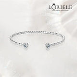 Bracelet Symphonie Perlée en Argent sterling 925 - Diamant Moissanite 1 Carat 💎