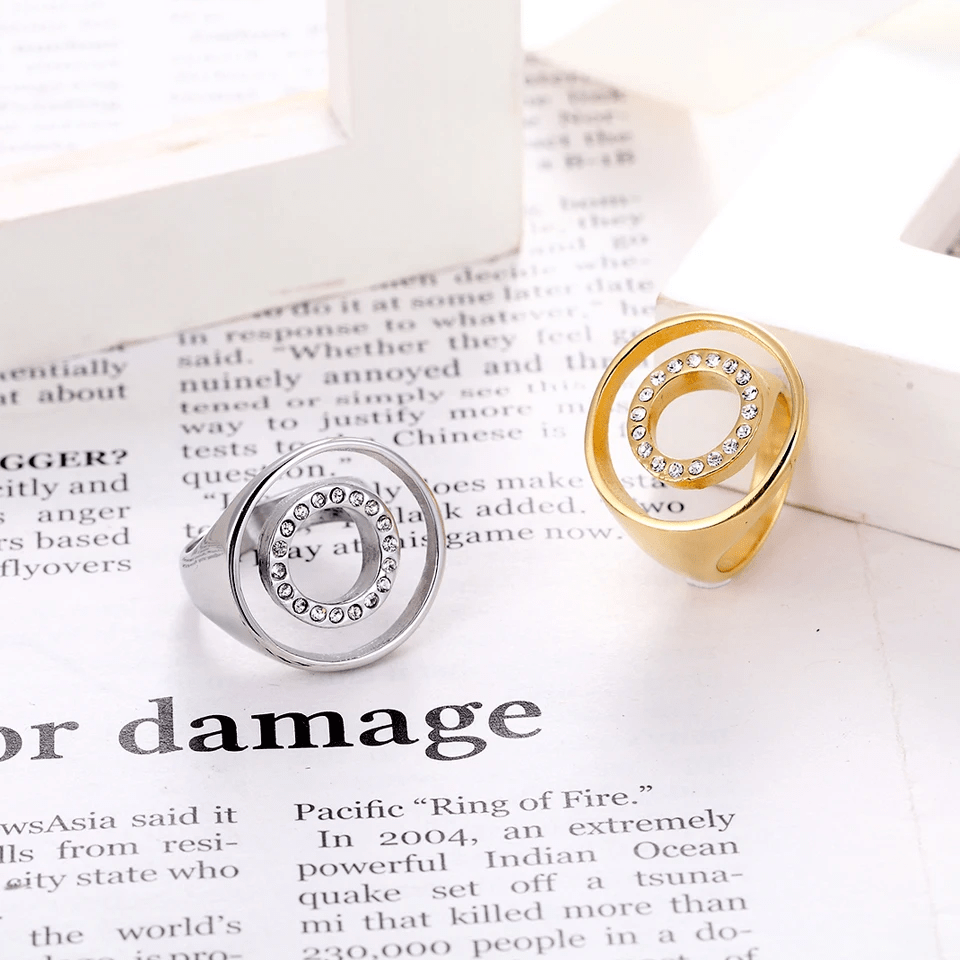 Bague Ajustable Éclat Circulaire - LORIELE