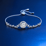 LORIELE - Bracelet Ajustable Thalia Lunestone Argent sterling 925 💎