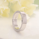 Anneaux de CARLA - Plaqué Or 18 Carats & Argent Sterling 925 - Diamant Moissanite 1 Carat 💎