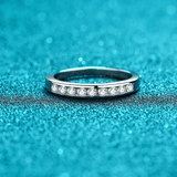 Bague Clarté Épurée En Argent Sterling 925 - Diamant Moissanite 1 Carat 💎Loriele™