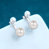 Boucles d'oreilles Perle Celestial en Argent Sterling 925 Loriele™