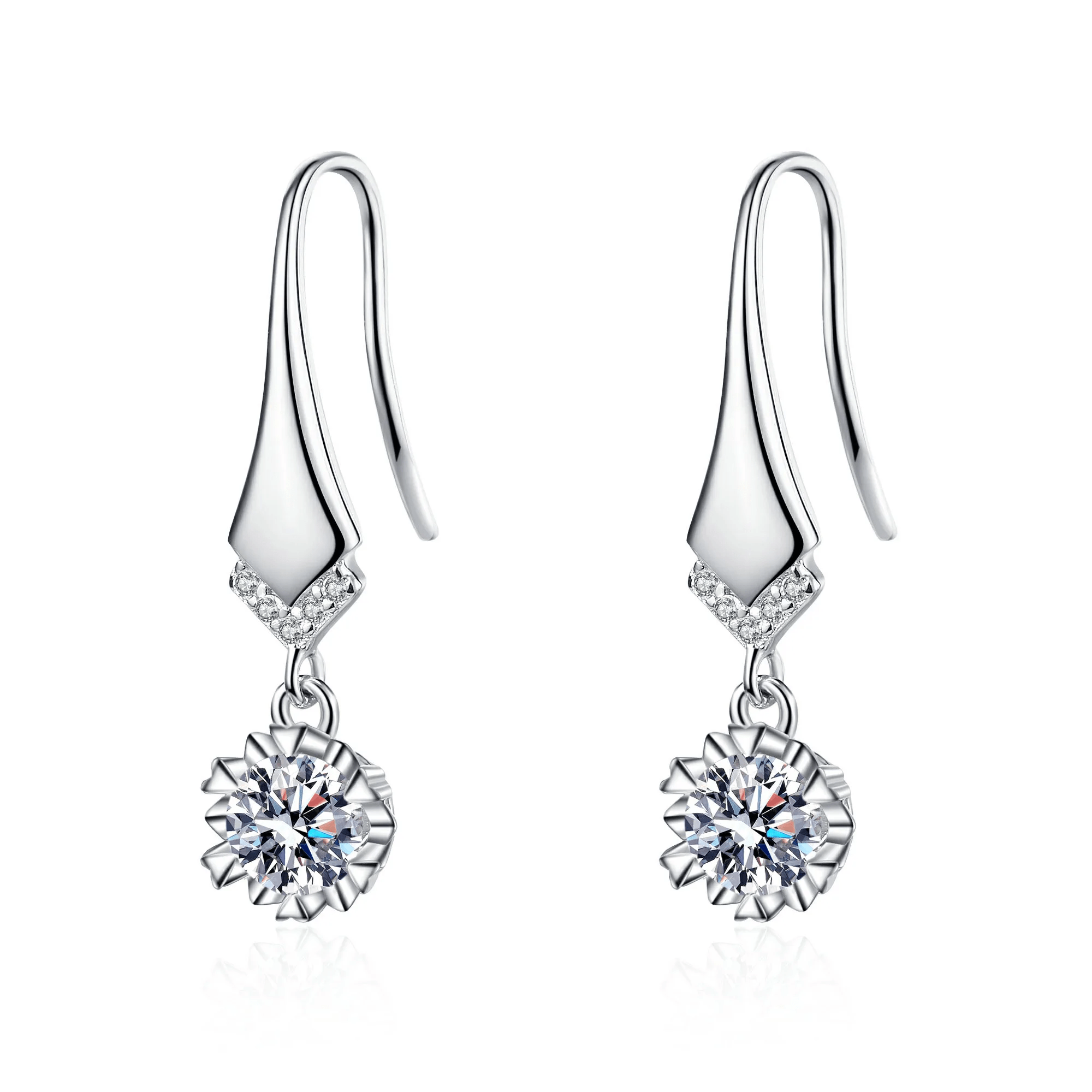 Boucles d'oreilles Vénus Radiante en Argent Sterling 925 Loriele™