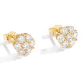 Boucles d'oreilles Pétale éclat de Dana - Diamant Moissanite 💎