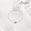 Bracelet Charme Central en Argent sterling 925 - Diamant Moissanite 1 Carat 💎