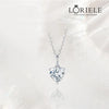 Collier Cœur Radieux en Argent Sterling 925 - Diamant Moissanite 1 Carat 💎