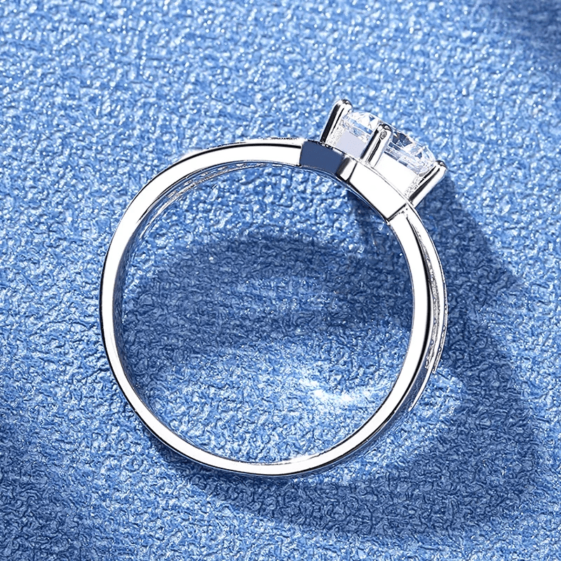 Bague Solitaire Eirlys en Argent Sterling 925- Diamant Moissanite 1 Carat 💎