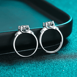 Bague SolitaireAntares Aurore En Argent Sterling 925 - Diamant Moissanite 1 Carat 💎Loriele™