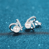 Boucles d'oreilles Perle de Freya's en Argent Sterling 925 Loriele™