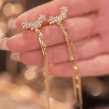 Boucles d'oreilles Etoile Pampille Plaqué Or 18 Carats Loriele™