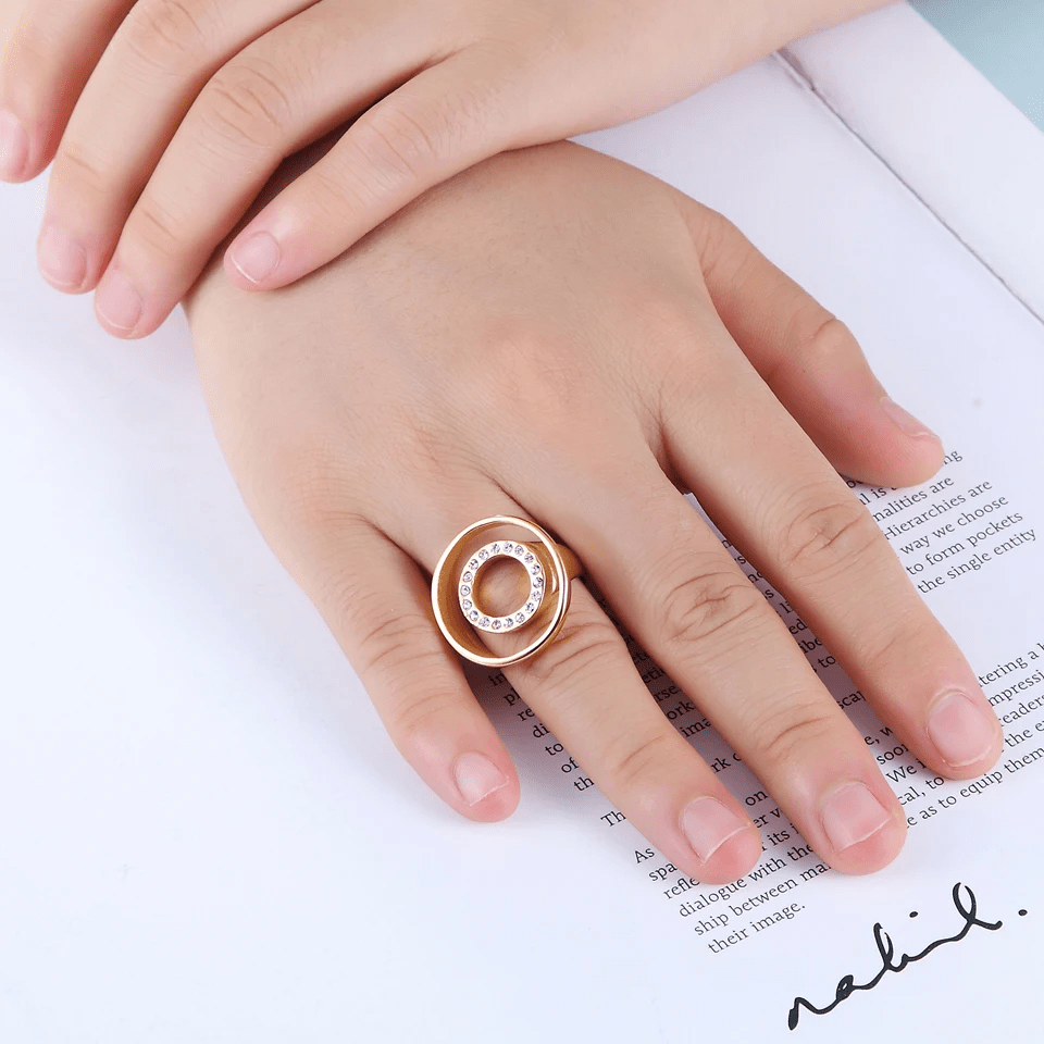 Bague Ajustable Éclat Circulaire - LORIELE