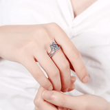 Bague de l'Exil Solitaire En Argent Sterling 925 - Diamant Moissanite 1 Carat 💎Loriele™