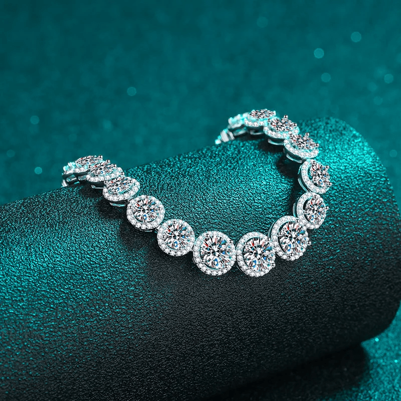 Bracelet Whispers of Moonlight en Argent Sterling 925 avec Diamants Moissanite 💎