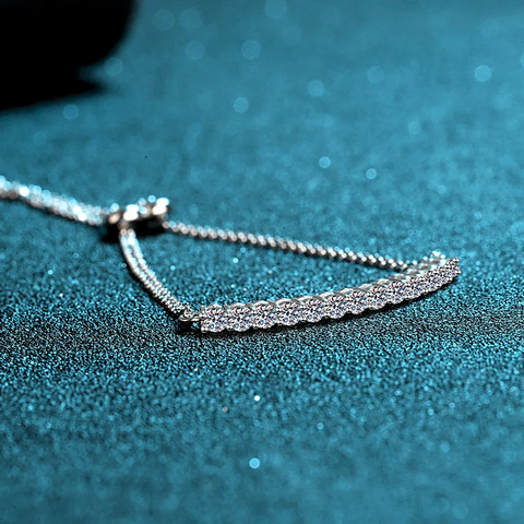Bracelet Astral Allure en Argent Sterling 925 avec Diamants Moissanite 💎