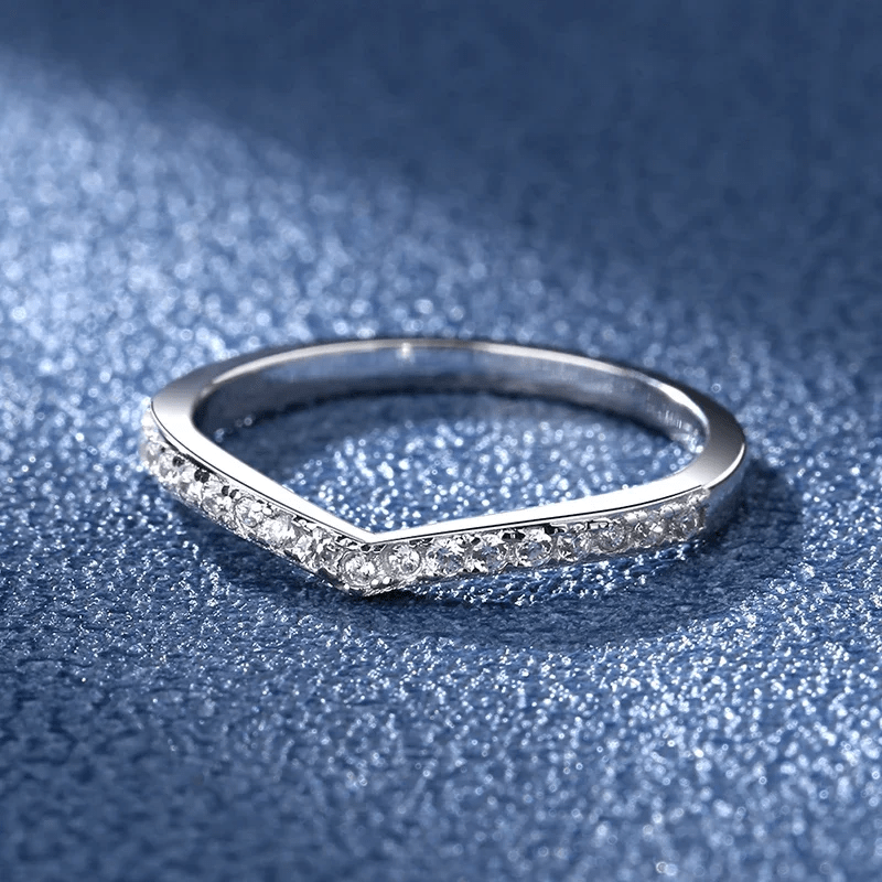 Bague ARC Silver en Argent Sterling 925 - Serti Oxyde De Zirconium 💎